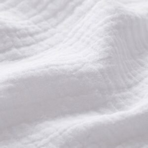 Muselina de algodón Blanco
