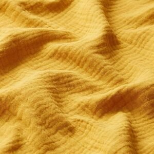 Muselina de algodón Amarillo cúrcuma