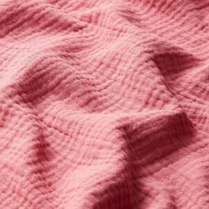 Muselina de algodón Rosa Palo