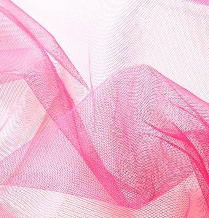 Tela Tul Daria Rosa - Imagen 2