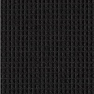 Piqué Waffle Negro 1000