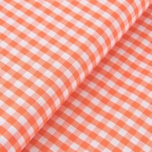 Cuadro Vichy Naranja 5mm