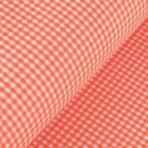 Cuadro Vichy Naranja mini