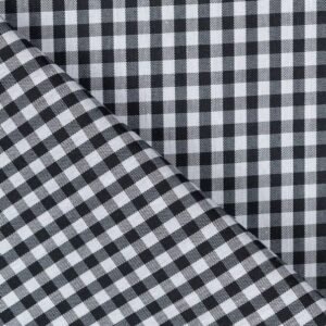 Cuadro Vichy Negro 5mm