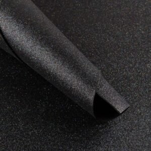 Goma Eva Glitter Negro