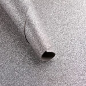 Goma Eva Glitter Plata