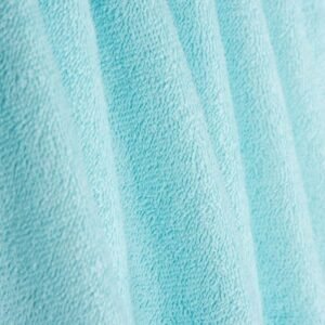 Tela Rizo Algodón Azul Turquesa