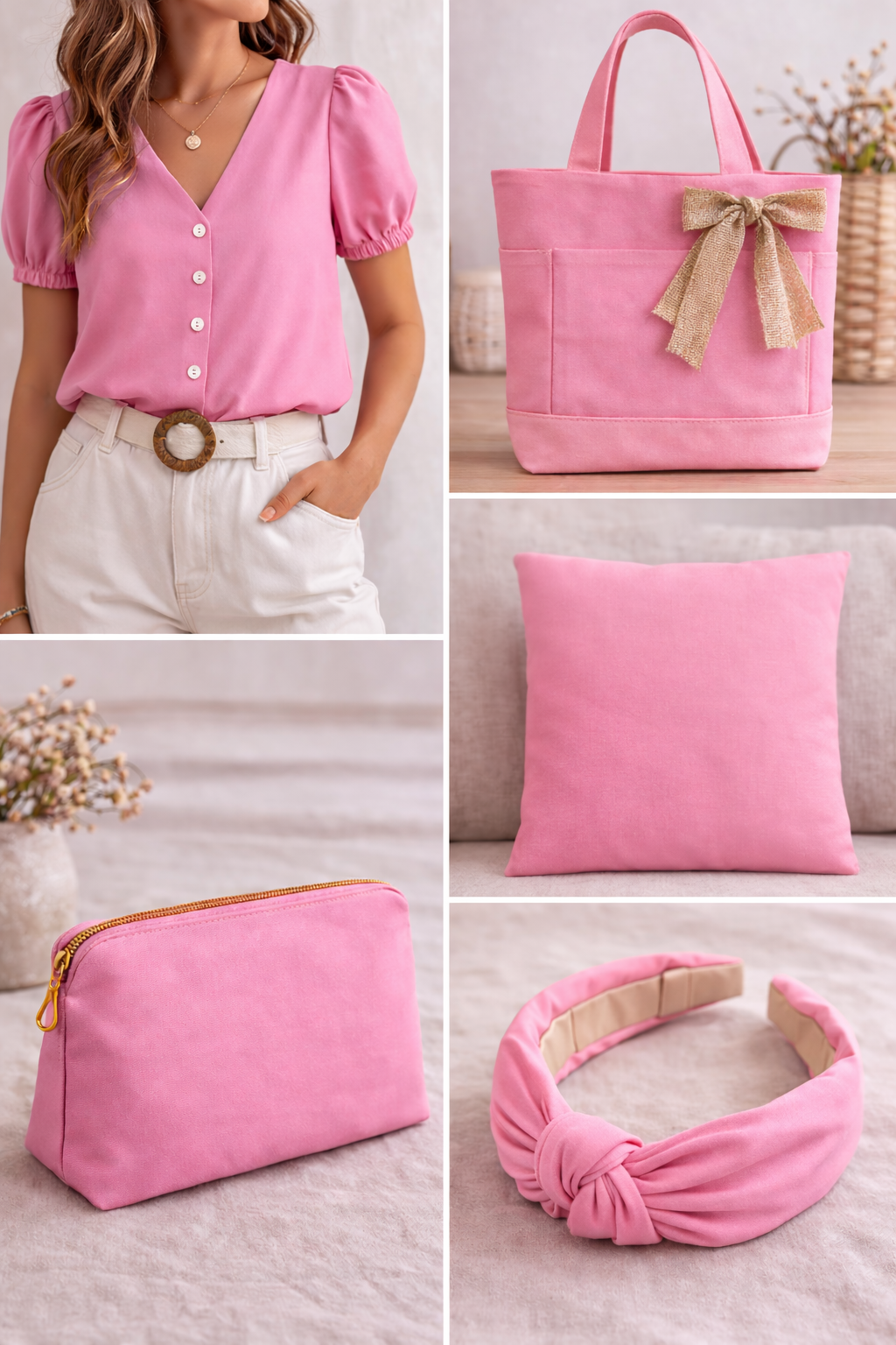 Popelín Holanda Rosa - Imagen 3