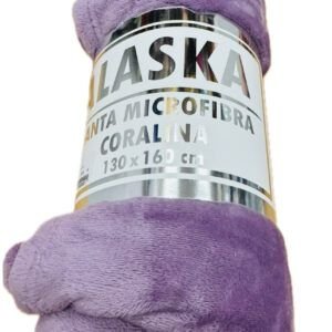 Manta Plaid Coralina Lila