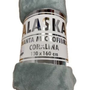 Manta Plaid Coralina Verde Menta