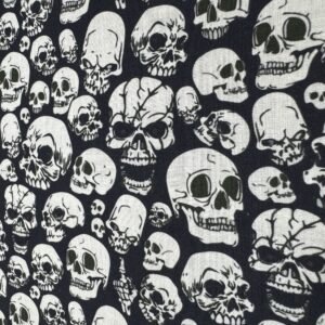 Popelín algodón Calaveras Halloween