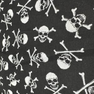 Popelín algodón Calaveras Pirata Halloween