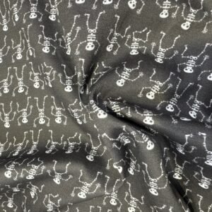 Popelín algodón Esqueletos Halloween