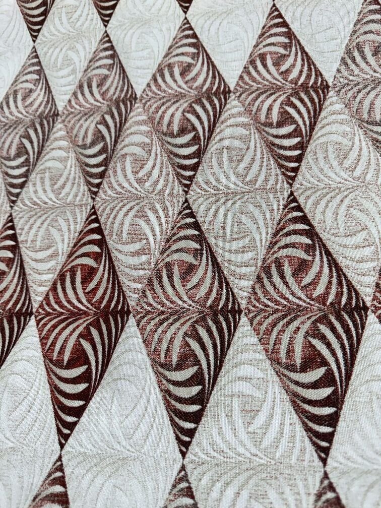 Loneta Cortina Estampado Rasfy Rojo - Imagen 2