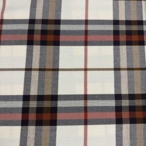 Viyela Algodón Cuadros Beige