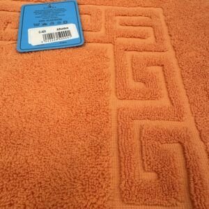 Alfombra Baño Fiotex Vicus Naranja