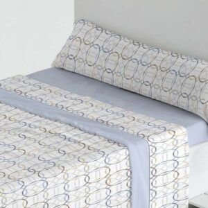 Juego de Sábanas Coralina modelo Estocolmo Azul