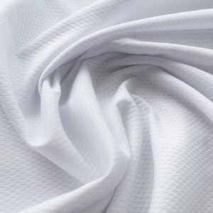 Tela Piqué Nido Blanco