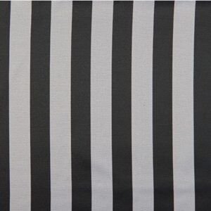 Raso Rayas Negro y Blanco