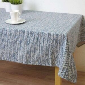 Mantel Antimanchas Reeds azul