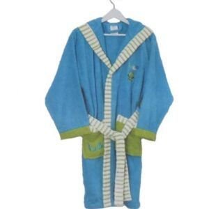 Albornoz infantil modelo Hello Azul