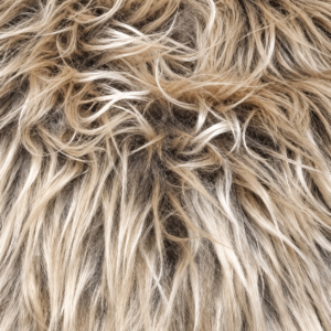 Tela Pelo Largo Curly Beige Carnaval