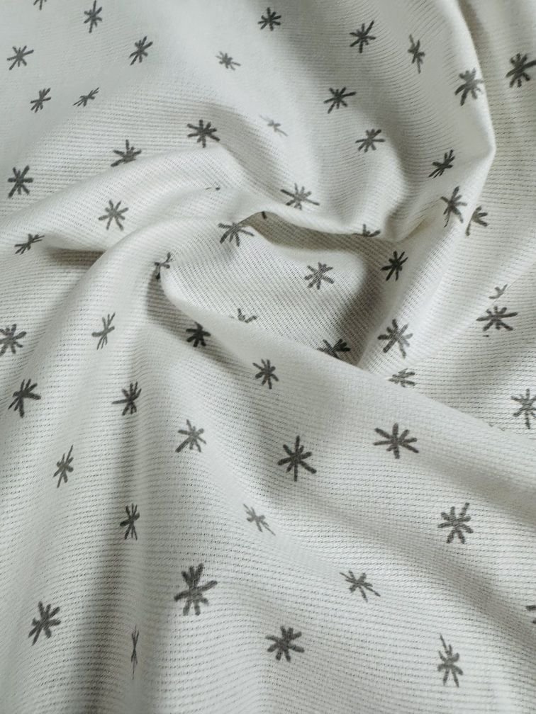 Piqué Canutillo Estrellas Grises - Imagen 2