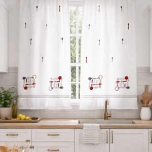 Visillo Cocina Cucharas