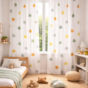 Visillo Infantil Estrellas Grandes Multicolor