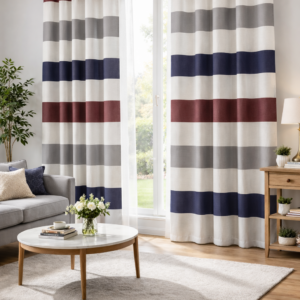 Visillo Franjas Multicolor Muros