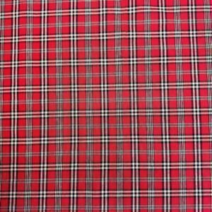 Loneta Navidad Cuadros Rojos Pequeños