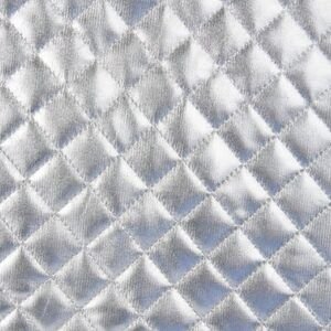 Tejido Fantasía Acolchado Plata