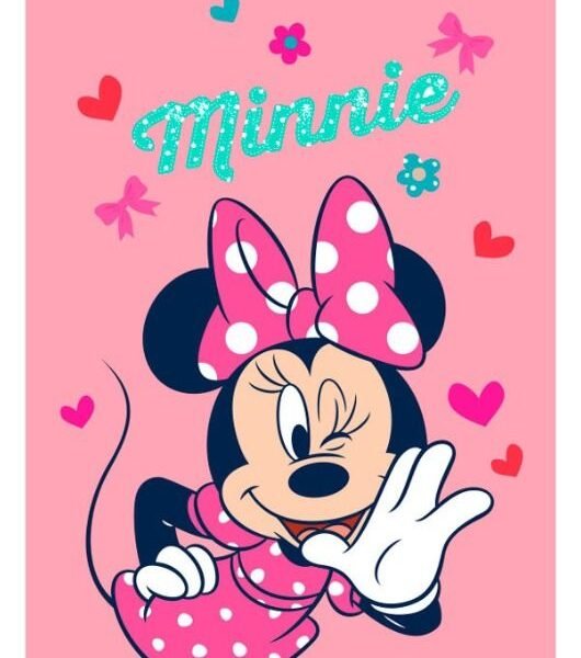 Manta Terciopelo Minnie Rosa