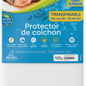 Protector Colchón Rizo Impermeable Pu 3550