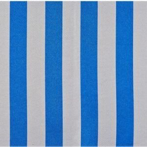 Raso Carnaval Rayas Azules y Blancas