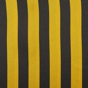 Raso Carnaval Rayas Amarillas y Negras