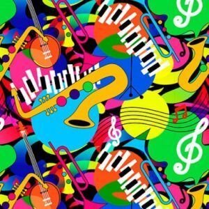 Tela de Strech Estampado Flour