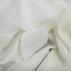 Tejido Felpa Adhesivo Blanco