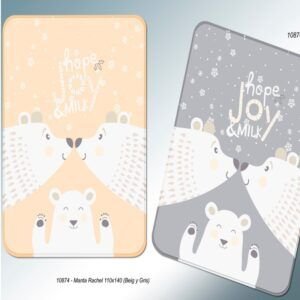 Manta Cuna Gamberritos Osos Polares 10874