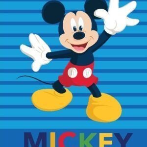 Manta Terciopelo Mickey Azul