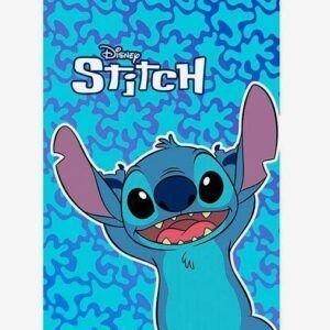 Manta Terciopelo Stitch Azul