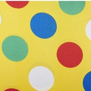 Raso Carnaval Círculos Colores