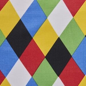 Raso Carnaval Arlequín Colores