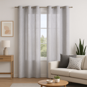 Visillo Confeccionado Ref. 0968 Color 11 Plata