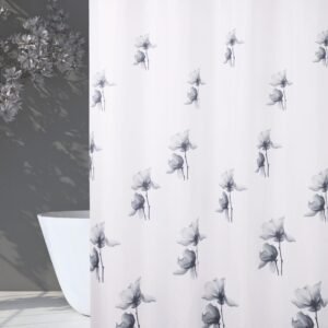 Cortina Baño Modelo Black Poppy