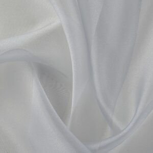 Tejido de Organza de Cristal Plata