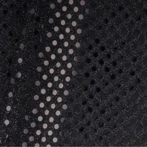 Tejido Lentejuelas Círculo Pequeño Negro