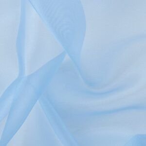 Tejido de Organza de Cristal Azul Celeste