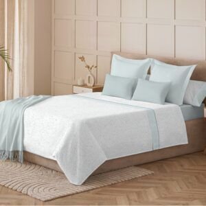 Juego de Sábanas Kabely Modelo Jayla Menta