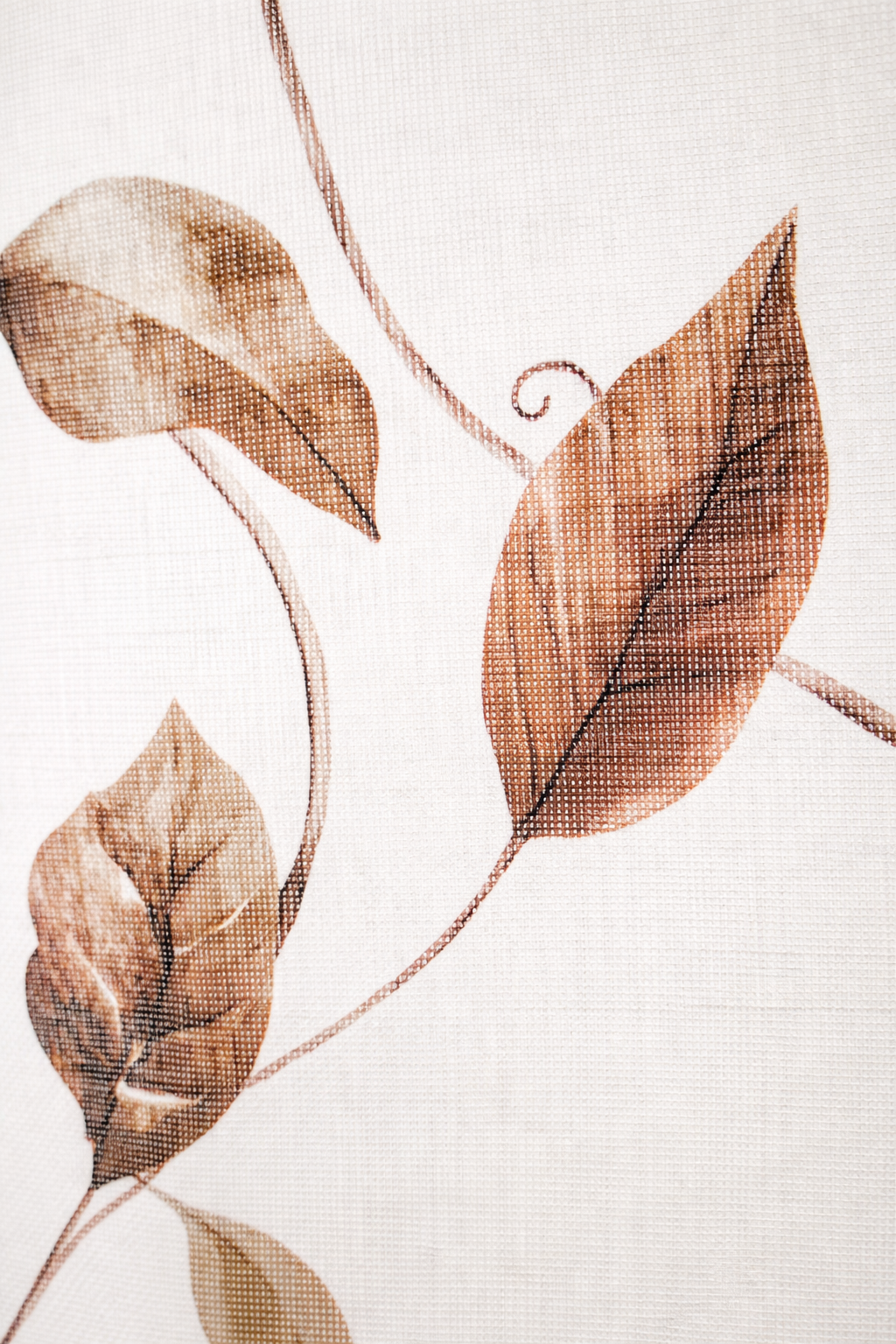 Visillo Hojas Marrones - Imagen 3